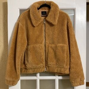 Urban Outfitters Teddy Zip-Up Jacket